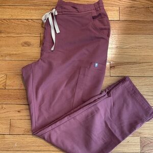 Figs Mauve Yola - Medium Petite Skinny Scrub Pants
